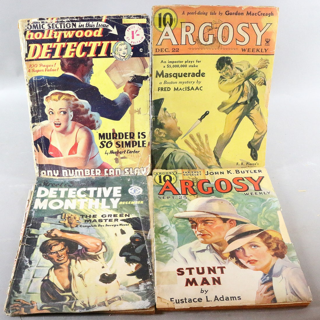 Argosy Pulp Detective Lot (1 of 3)