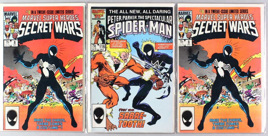 2- Marvel Super Heroes Secret Wars #8 & Peter Parker 116 (1 of 1)