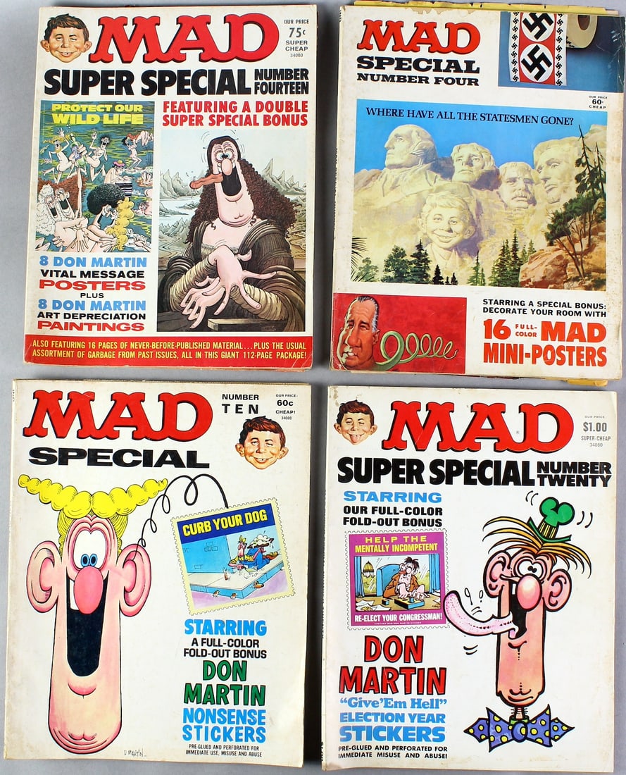 8 MAD Super Specials 1960s-1970s With Records etc. (1 of 5)