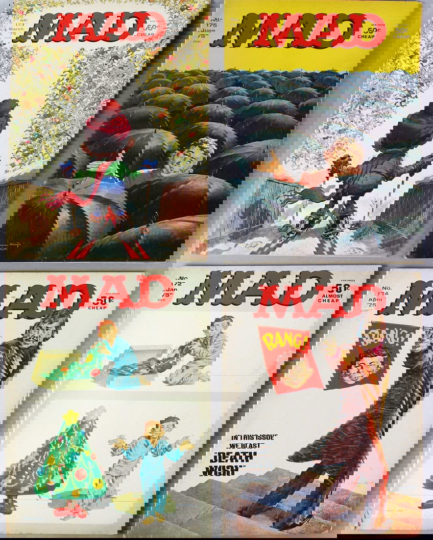 MAD Magazine 1975 7 Issues (1 of 2)