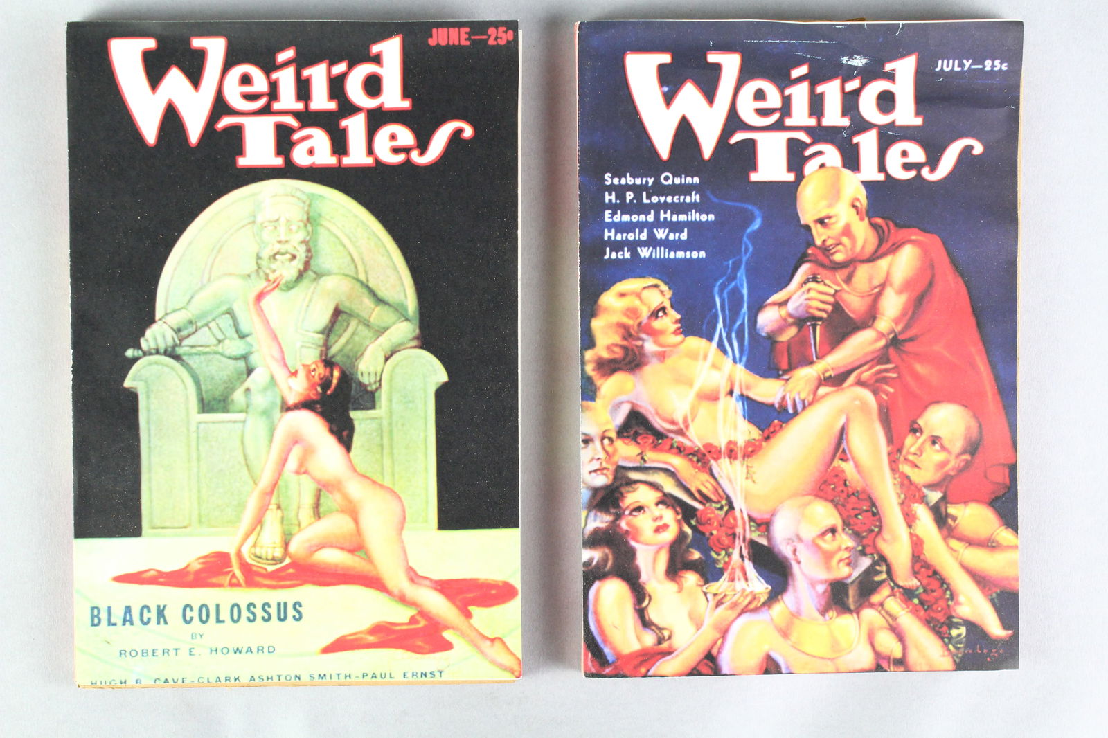 Weird Tales Pulps 1930s Covers Restored, H.P. Lovecraft (1 of 2)