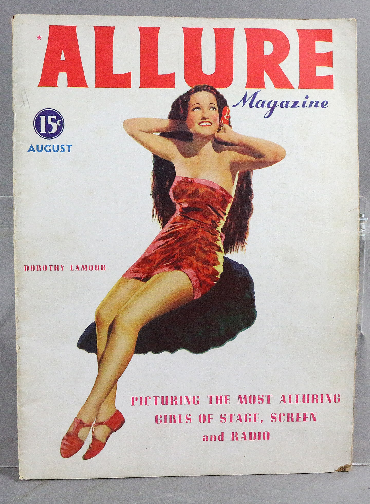 Allure Pulp Girlie Magazine: Allure Pulp MagazineAug, Dorthy Lamour