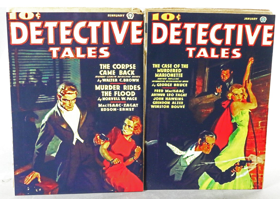 Detective Tales Pulp Magazine Lot (1 of 3)