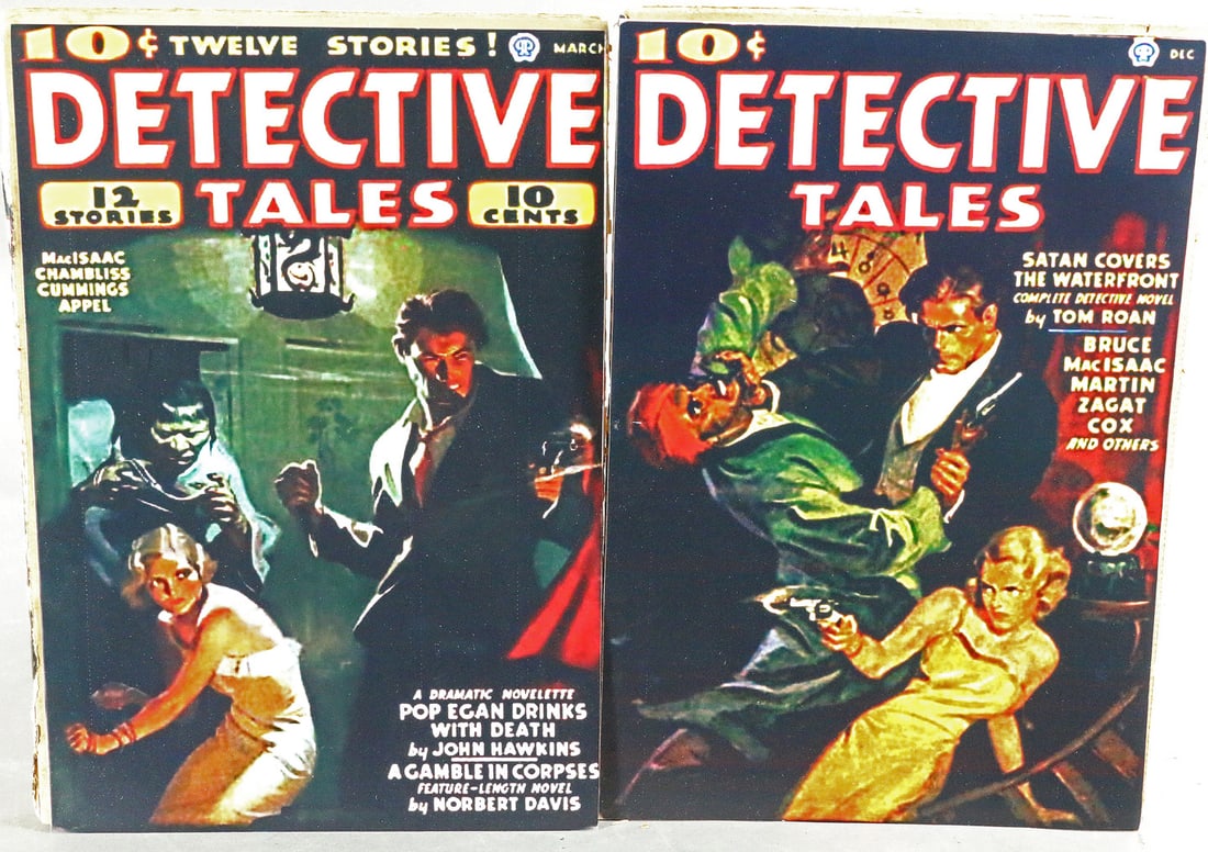 Detective Tales Pulp Magazine Lot (1 of 3)