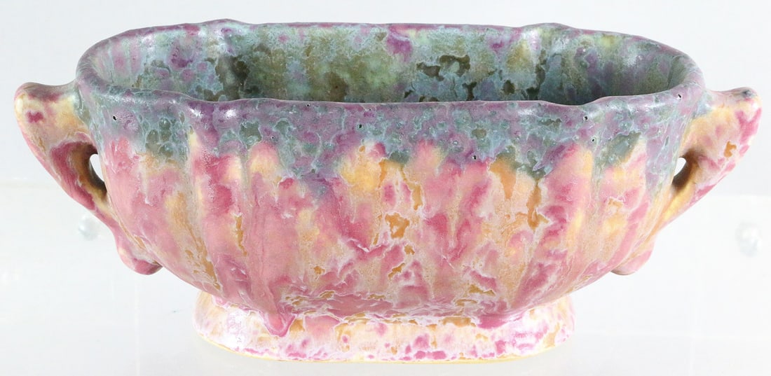 Roseville Carnelian Vase: Roseville Carnilian Vase, 1919 8 inches