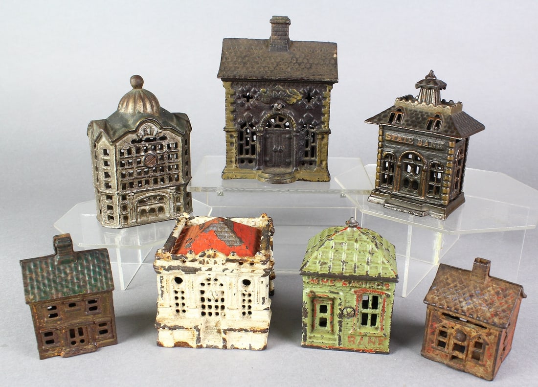 Cast Iron Saving Bank Buildings (1 of 2)