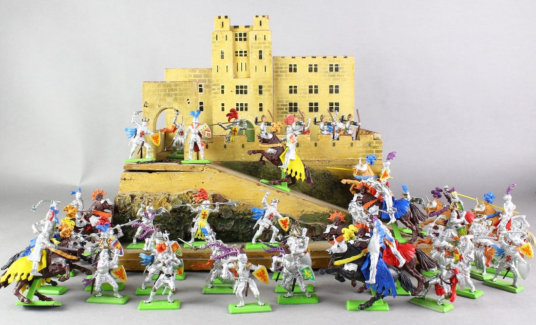 Elastolin German Castle and Britains Knights (1 of 6)