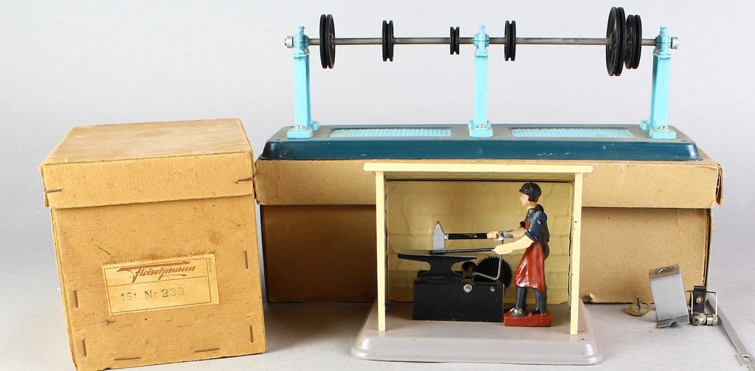 Fleischmann Geman Tin Steam Toys In Box (1 of 4)