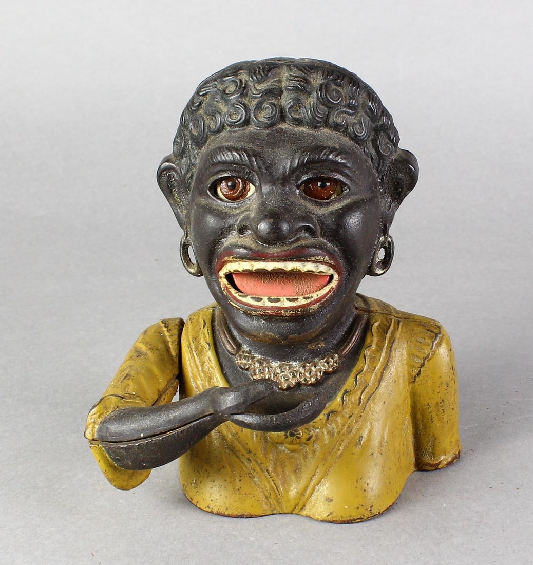 Cast Iron Dinah Mechanical Bank