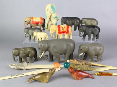 Celluloid Elephants & Celluloid Letter Openers