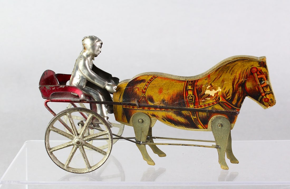 1900s Horse and Buggy w/Litho (1 of 2)