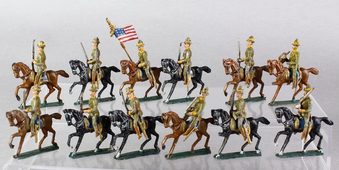 French Soldiers & Horses US Flag (1 of 3)