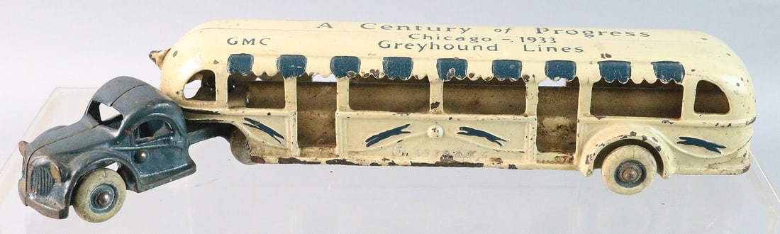 Arcade Century Of Progress Cast Iron Bus: Arcade Century Of Progress Cast Iron Bus 12 inches