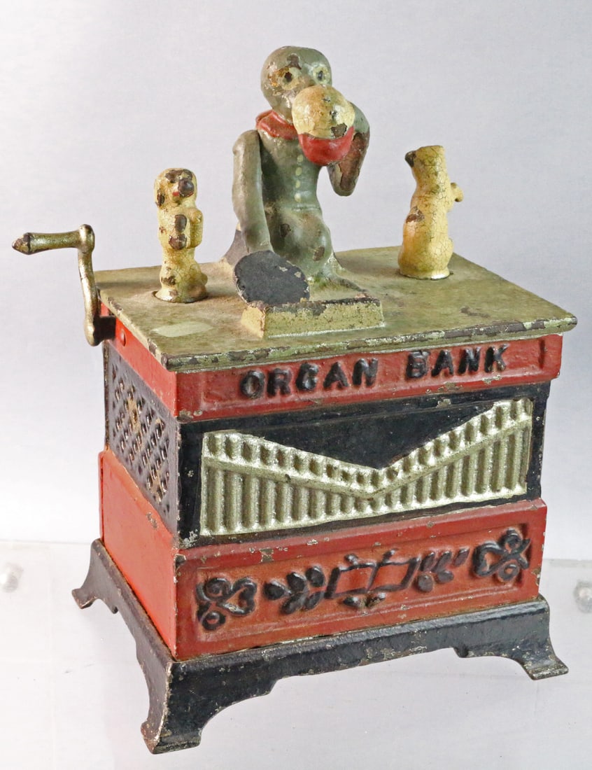 Kyser & Rex Organ Bank Cast Iron: Kyser & Rex Organ Bank Cast Iron 8x5 inches