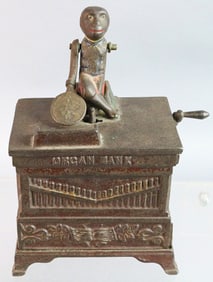 Cast Iron Organ Bank Keyser & Rex
