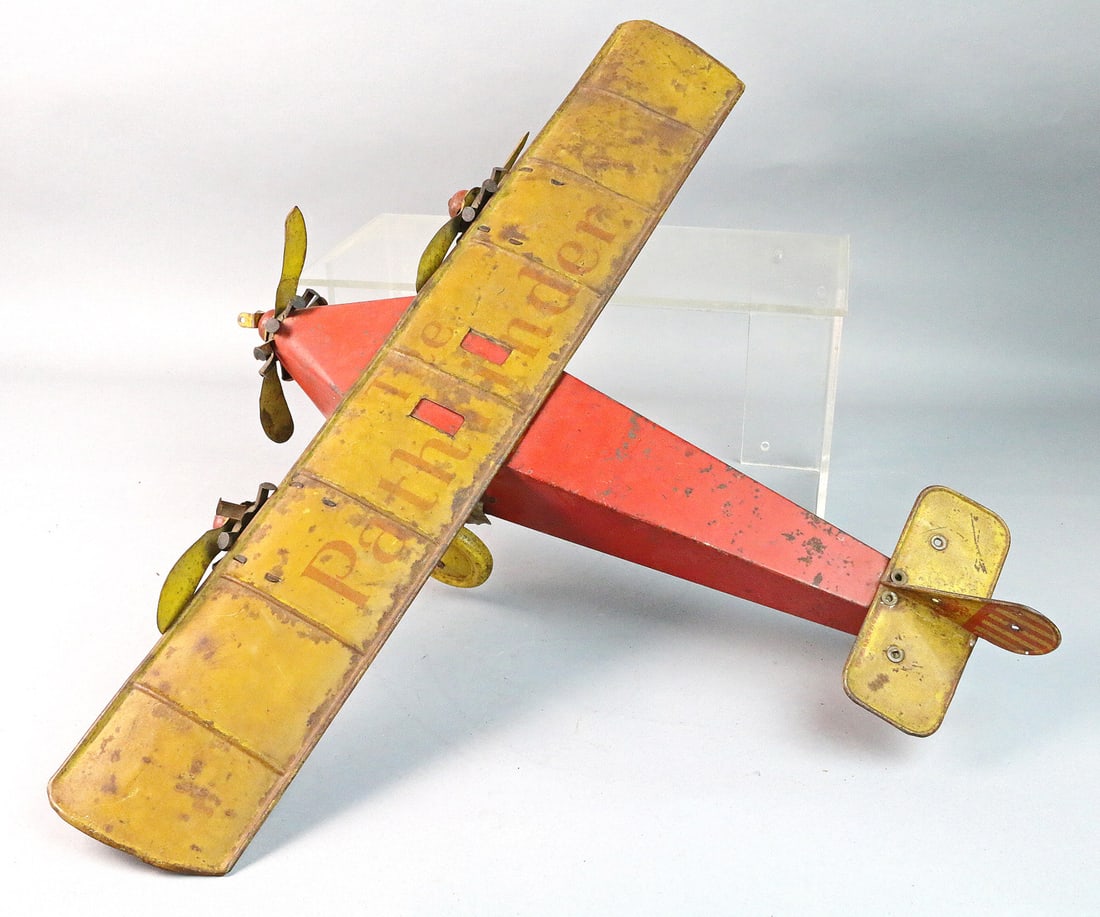 Katz Pathfinder Tin Litho Tri Motor Plane (1 of 5)