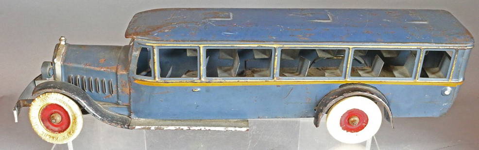 Kingsbury Wind Up Bus 788: Kingsbury Wind Up Bus 788, works, scarce 16 inches