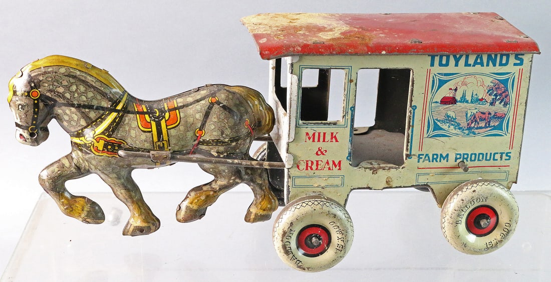 Marx Toylands Farm Truck Tin Litho (1 of 2)