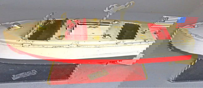 Lionel Craft Motor Boat On Stand