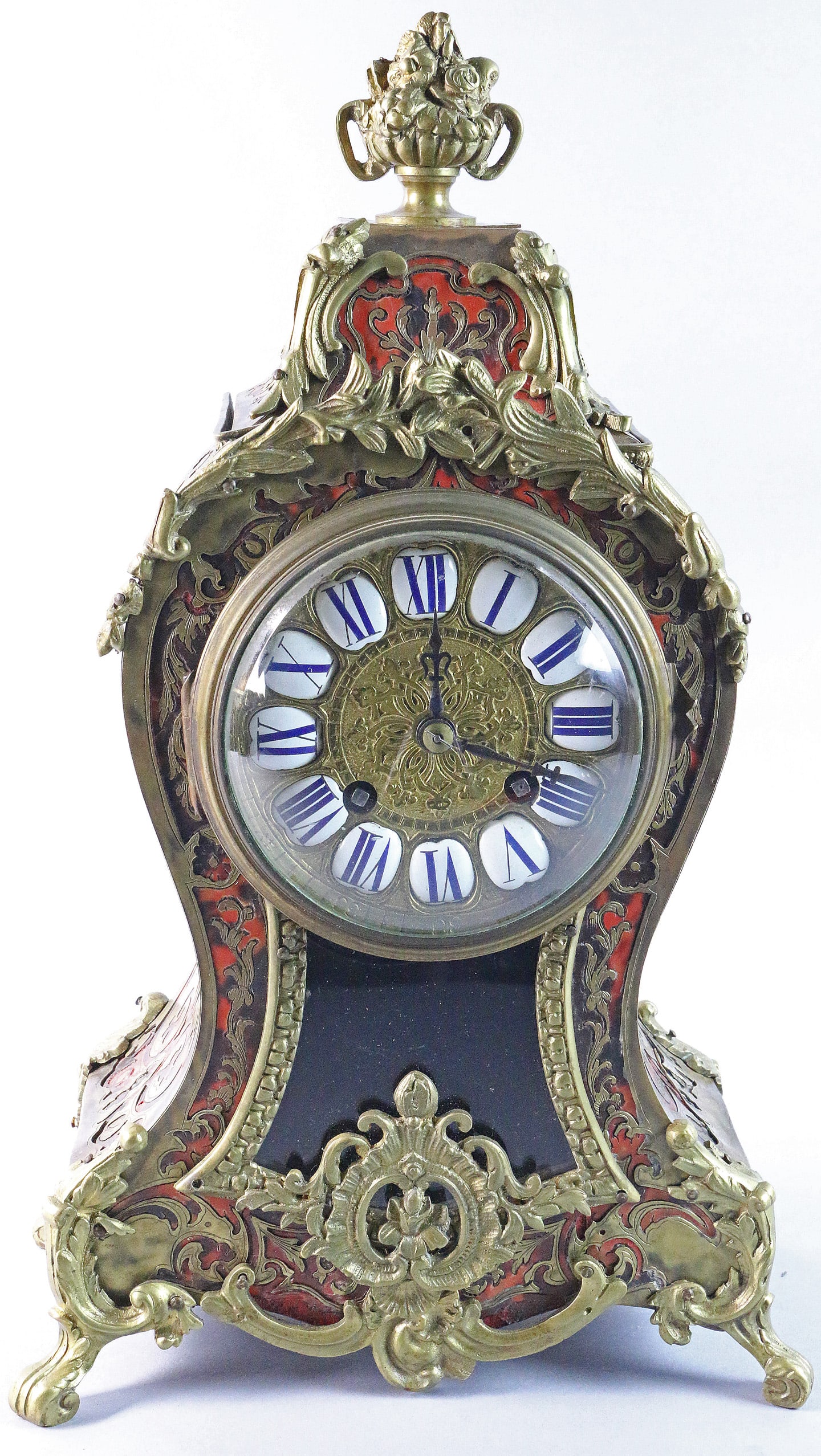 French Japy Freres Boulle Mantle Clock (1 of 4)