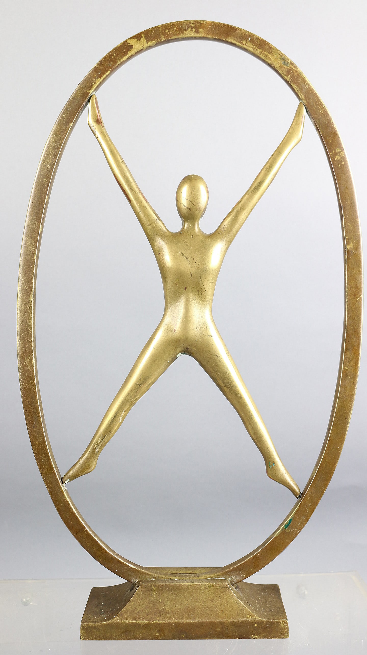 Art Deco Modernist Nude Statue 1930s: Art Deco Modernist Nude Statue 1930s, 16 inches, unmarked