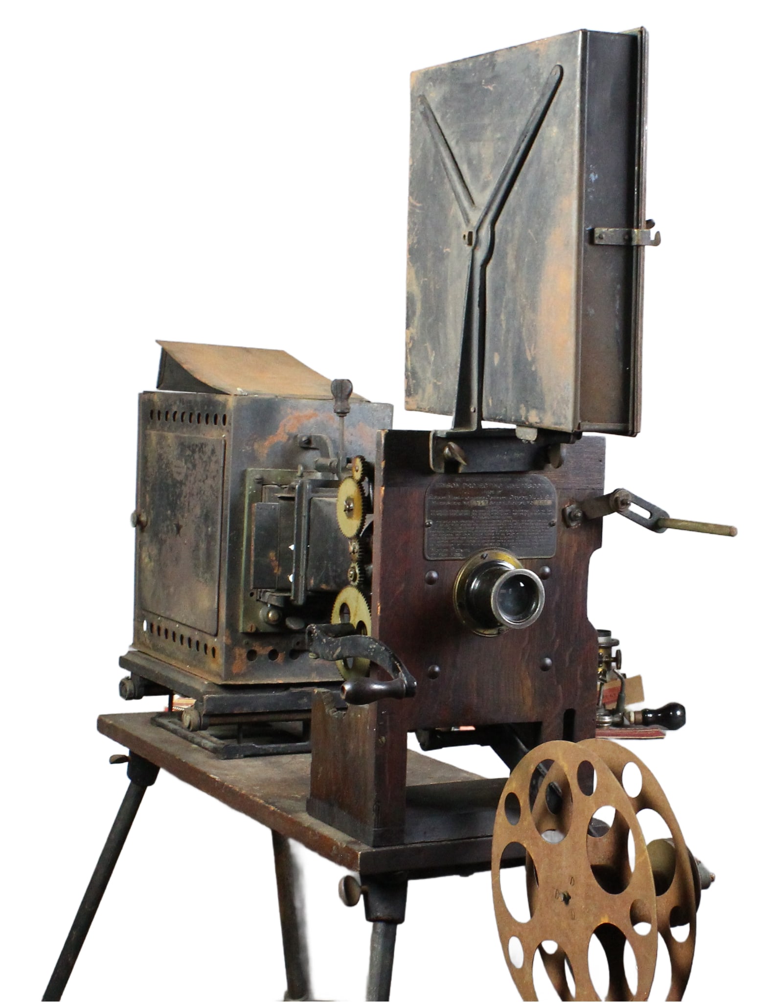 Edison Projecting Kinetoscope Ser. #11927 & Accessories (1 of 9)