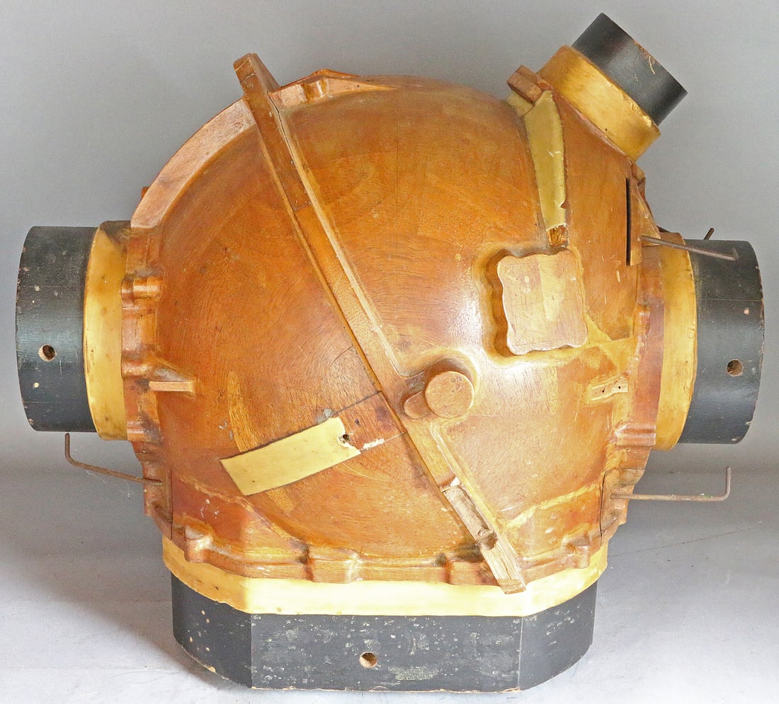 1960s Gemini Space Program Wood Model for Casting Gyroscope (1 of 4)