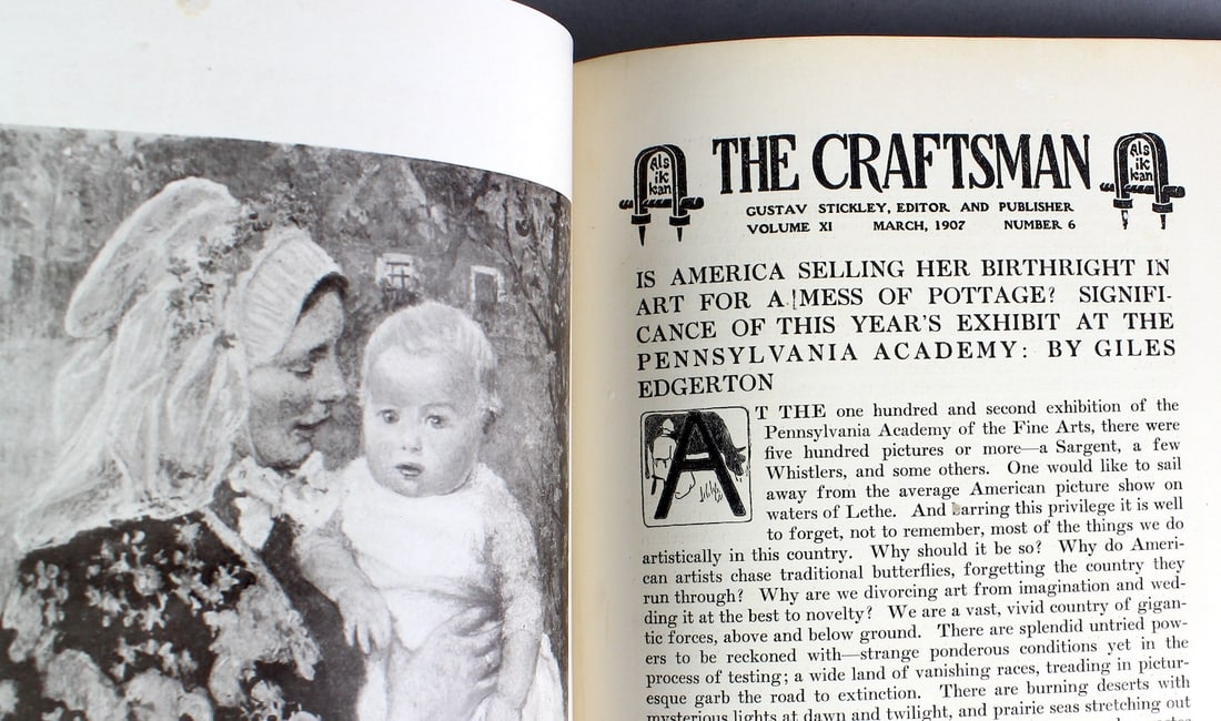 Gustav Stickley The Craftsman 1906-1907 Vol XI (1 of 7)