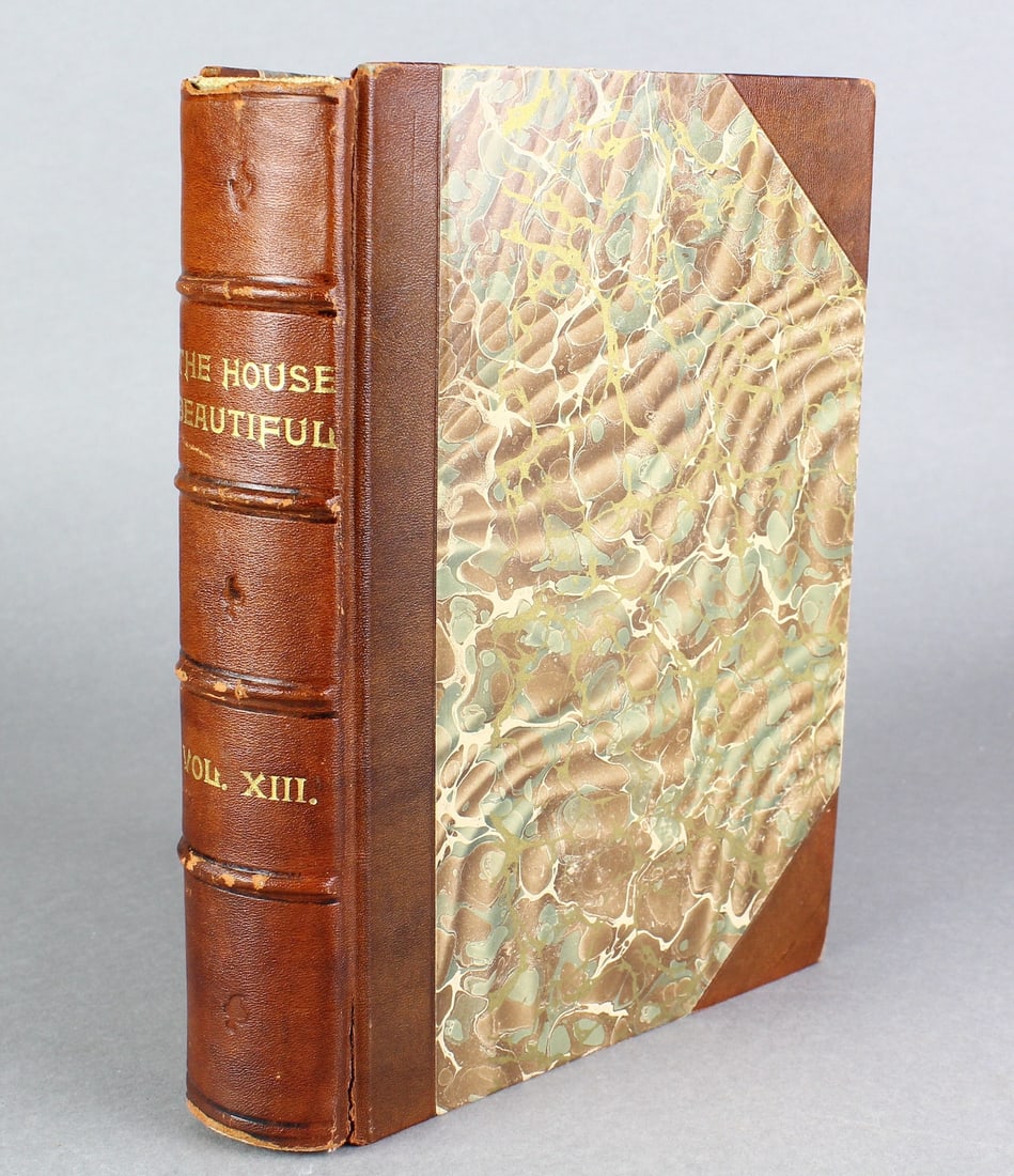 The House Beautiful 1902-1903 Vol.XIII Arts & Crafts: The House Beautiful 1902-1903 Vol.XIII Arts & Crafts Movement. December 1902 - May 1903. Chicago seminal magazine of American design embracing the beginning of the Movement with articles and illustrat