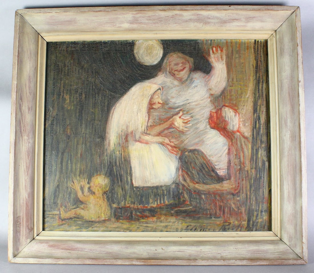 Oil Painting Charles Richards- James Ensor Style (1 of 4)