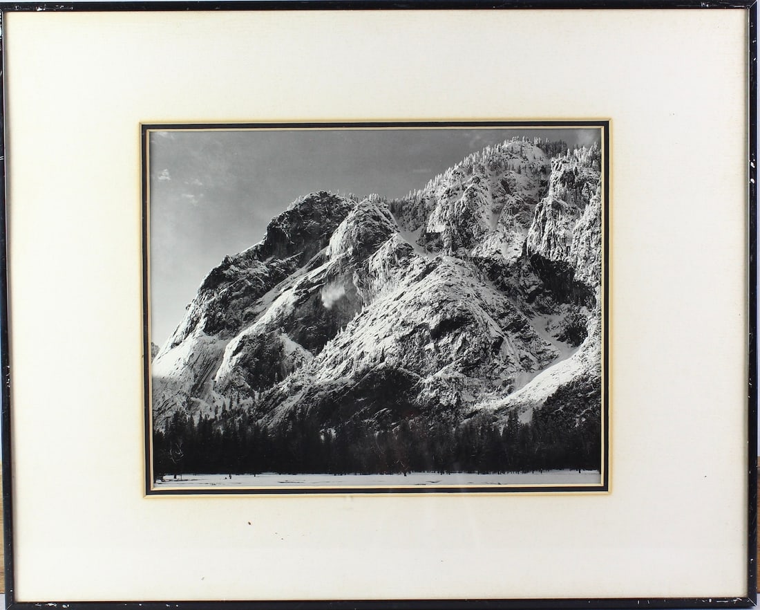 Ansel Adams Museum Print Cliffs Of Glacier Point Yosemite (1 of 3)