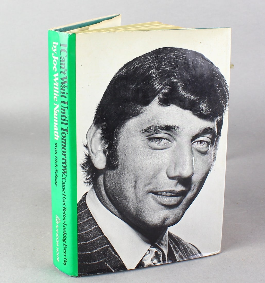 Joe Namath Signed Book I Can't Wait Until Tomorrow First Ed (1 of 7)