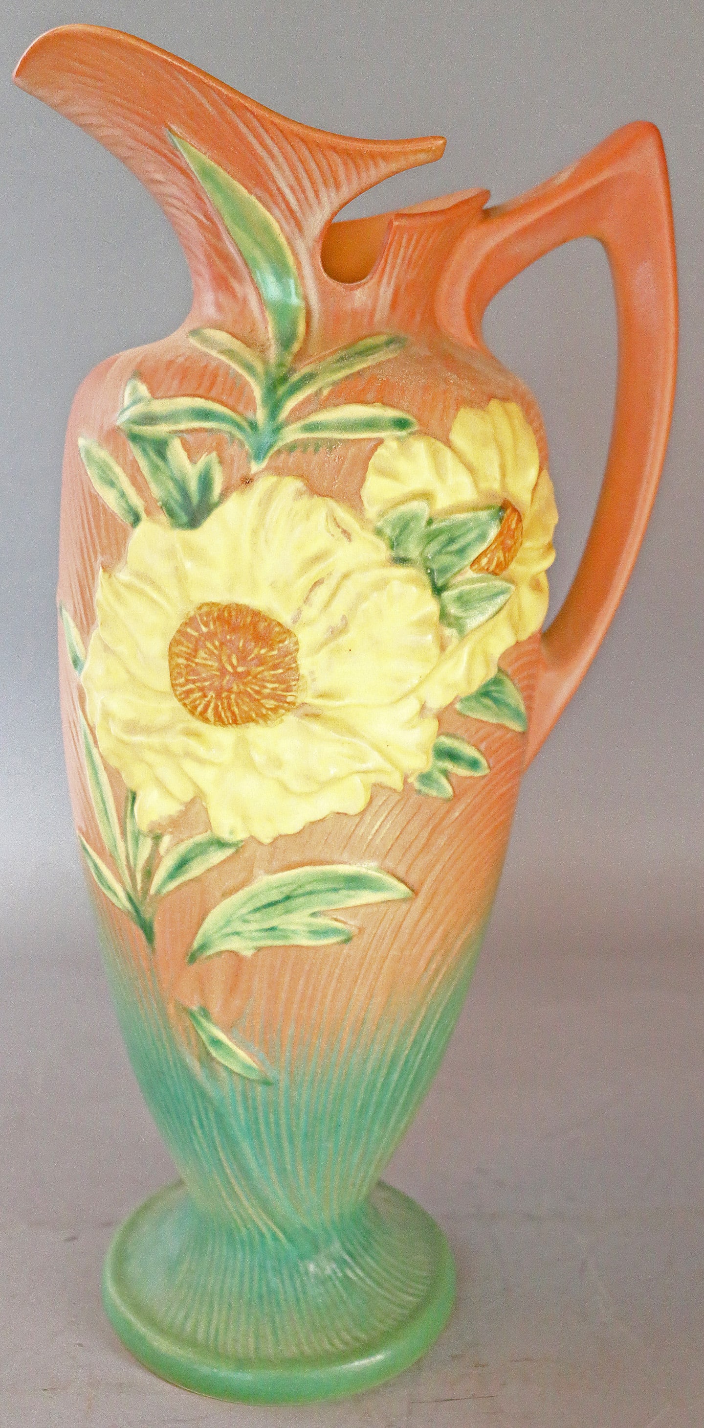 Roseville Peony Pitcher (1 of 2)