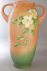 Roseville White Rose 9911-18