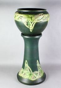 Roseville Rosecraft Vintage Jardiniere & Pedestal