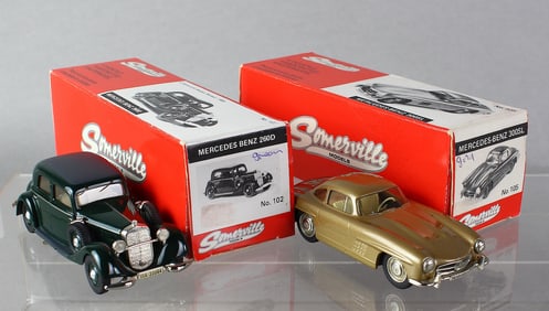 Somerville Die-Cast Mercedes Benz Cars Mint in Box