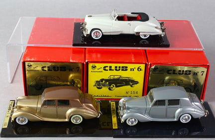 Tron Club Diecast Autos in Box