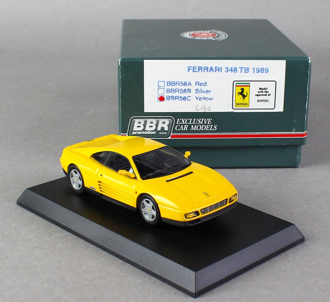 BBR 1989 Ferrari 348 TB In Box: BBR 1989 Ferrari 348 TB In Box, BBR58C.