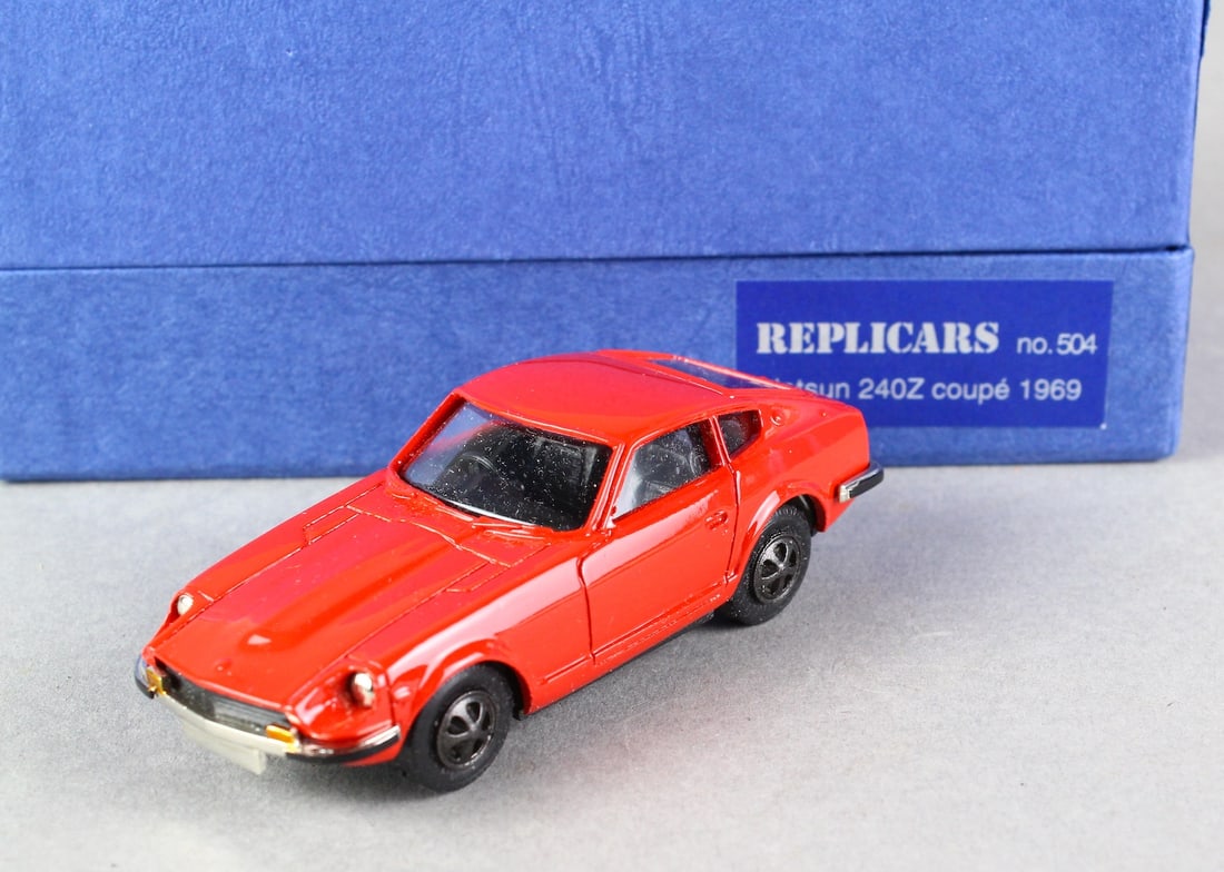 Replicars 1969 Datsun 240Z Coupe in Box: Replicars 1969 Datsun 240Z Coupe No. 504 in Box