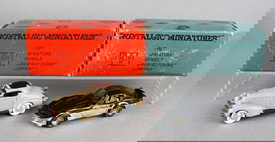 Nostalgic Miniatures 1/43 Corvette & Coupe in Box