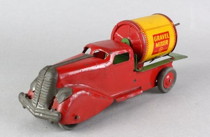 Marx Pressed Steel Gravel Mixer Truck