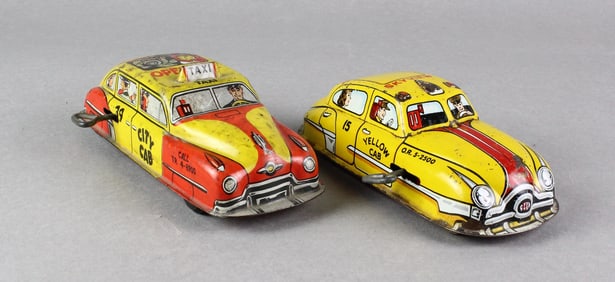 Marx City and Yellow Taxi Cab Wind Ups