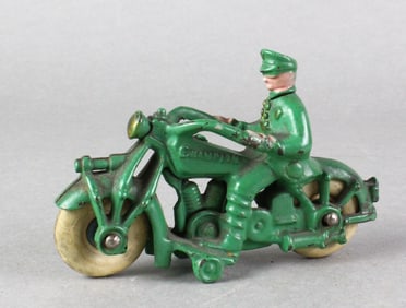 1930s Champion Cast Iron Motorcycle