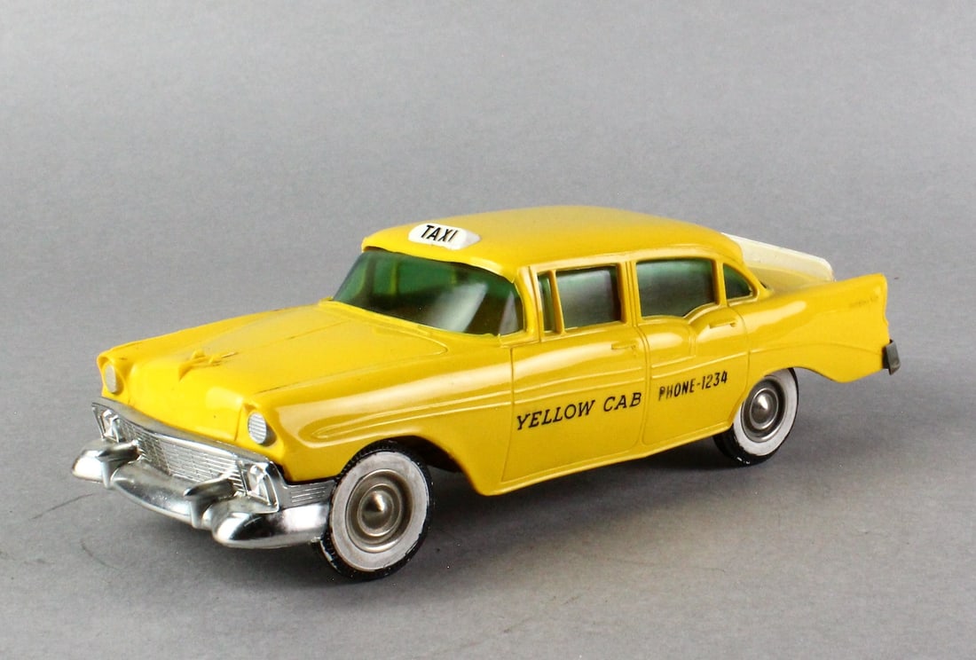 1957 Chevy Bel Air Yellow Taxi Cab Promo Car (1 of 5)