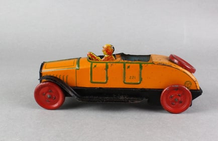 J. Chein Tin Open Roadster Race Car