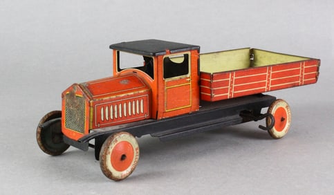 1930s Tin Wind Dump Truck Mettoy/Tipp