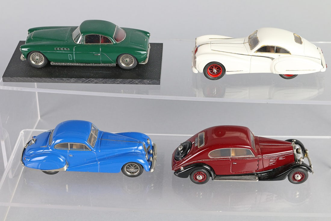 MA Collections Car Lot in Box: MA Collections Car Lot, Delahaye, 135MS, Talbot, Peugeot