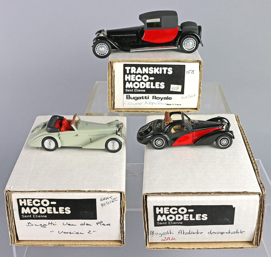 Heco Diecast Car Lot: Heco Diecast Car Lot, Bugatti Royalle, Van Der Plas, Alante