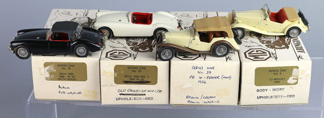 Abingdon Diecast Car Lot: Abingdon Diecast Car Lot, Series One, TD Midget, MGA 1600 MKI, MGA 1500, PB4