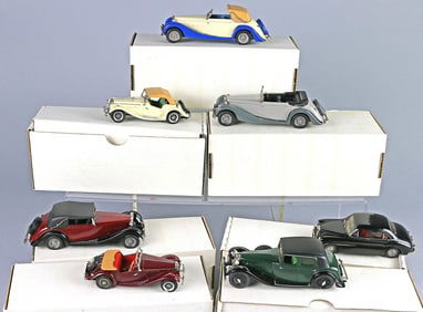 Abingdon Top Marques 1930s-1950s MGs Diecast Car Lot in Box